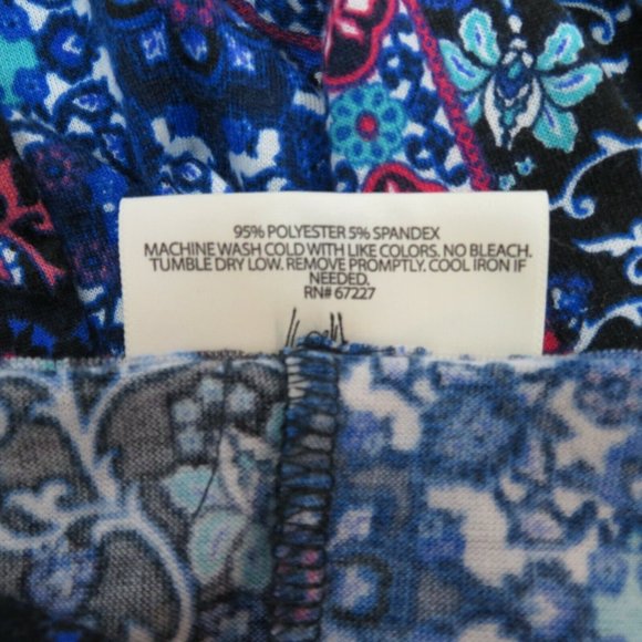 Bobby Brooks Knit Top Sleeveless Multicolor Patchwork Ladder Lace V-Neck - Picture 9 of 9